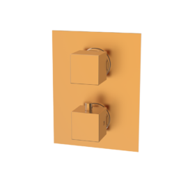 Bateria podtynkowa termostatyczna 3-drożna Miedź EterNice PVD - KALA - 50130555