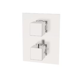 Bateria podtynkowa termostatyczna 3-drożna  Stal EterNice PVD - KALA - 50130593