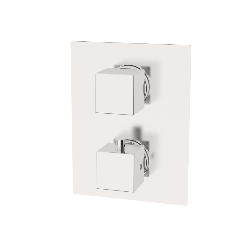 Bateria podtynkowa termostatyczna 3-drożna Stal EterNice PVD - KALA - 50130593