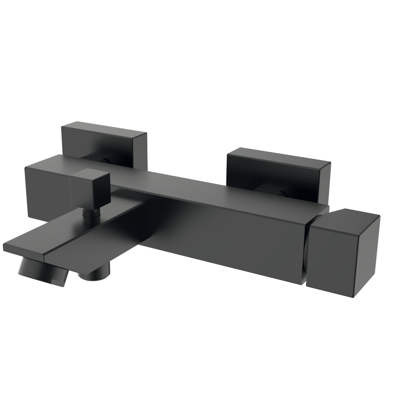 Bateria wannowo-natryskowa Metal Czarny EterNice PVD - KALA - 60224692