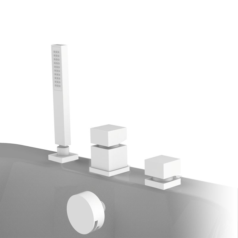 Bateria wannowa stojąca (3-otworowa) Biały Epoxy - KALA - 60231611