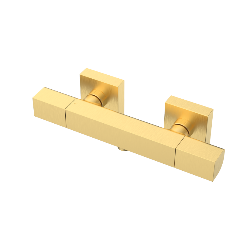 Bateria termostatyczna natryskowa Szczotkowane Złoto EterNice PVD - KALA - 60310688