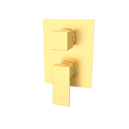 Bateria podtynkowa z przełącznikiem 3-drożna Złoto Szczotkowane EterNice PVD - KALA- 60445288