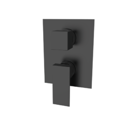 Bateria podtynkowa z przełącznikiem 3-drożna Metal Czarny EterNice PVD - KALA- 60445292