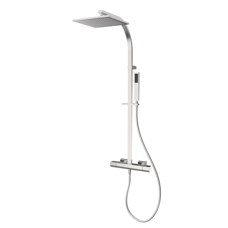 Zestaw natryskowy termostatyczny z kolumna natryskową Stal EterNice PVD - KALA - 60448693