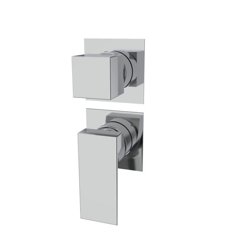 Bateria podtynkowa z przełącznikiem 3-drożna Chrom - KALA - 60545200