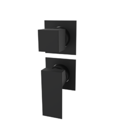 Bateria podtynkowa z przełącznikiem 3-drożna Czarny Epoxy - KALA - 60545222