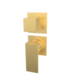 Bateria podtynkowa z przełącznikiem 3-drożna Złoto Szczotkowane EterNice PVD - KALA - 60545288