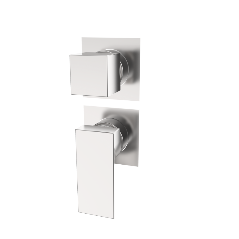 Bateria podtynkowa z przełącznikiem 2-drożna Stal EterNice PVD - KALA - 60535293