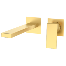 Bateria umywalkowa podtynkowa Złoto Szczotkowane EterNice PVD - KALA - 60628688