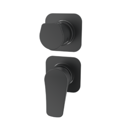 Bateria podtynkowa z przełącznikiem 3-drożna Metal Czarny EterNice - NAVA - 66245692