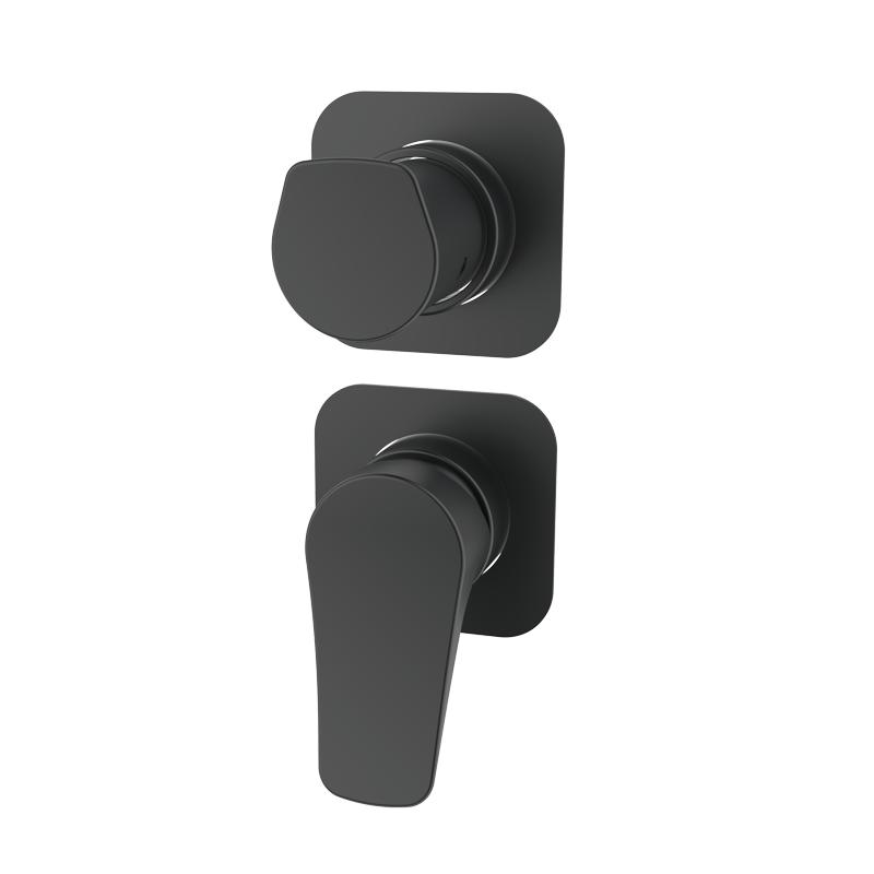 Bateria podtynkowa z przełącznikiem 3-drożna Metal Czarny EterNice - NAVA - 66245692