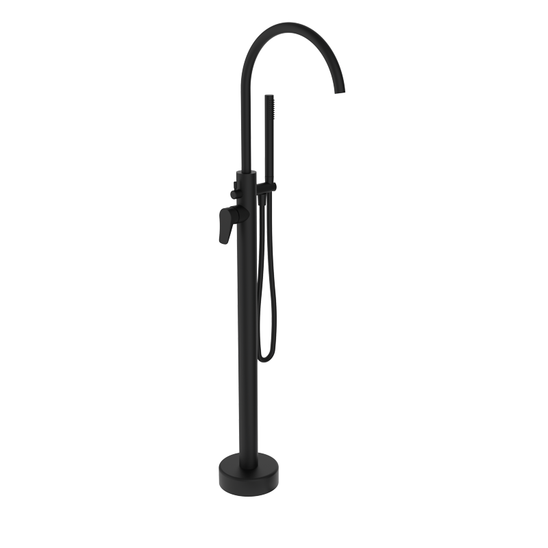 Bateria wannowa wolnostojąca Czarny Epoxy - NAVA - 66450622