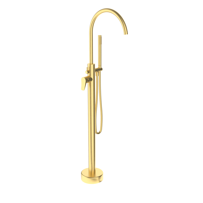 Bateria wannowa wolnostojąca Złoto Szczotkowane EterNice - NAVA - 66450688