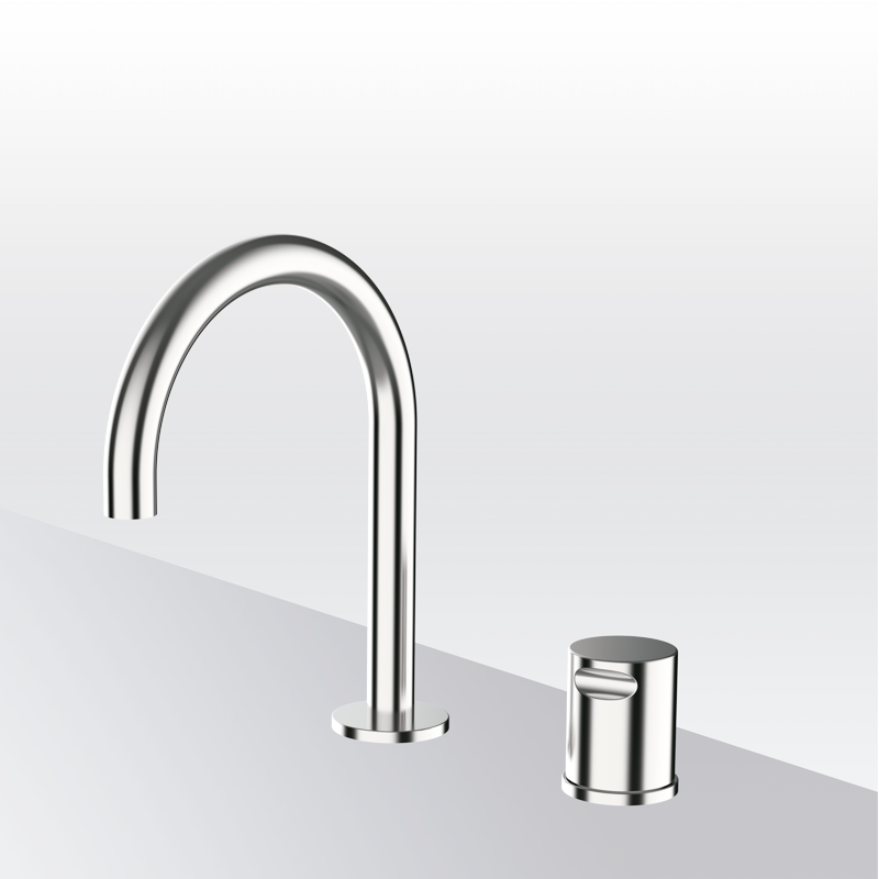 Bateria umywalkowa 2-otworowa Isola Cool Stal EterNice PVD 90300193