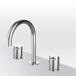 Bateria umywalkowa 3-otworowa Isola Cool Chrom 90300200