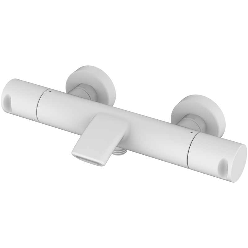 Bateria wannowo-natryskowa termostatyczna Biały Epoxy - Cool - 90308911