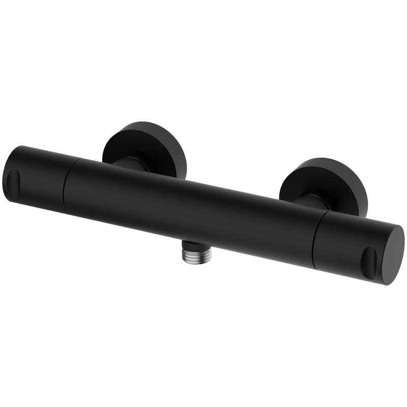 Bateria termostatyczna natryskowa Czarny Epoxy - Cool- 90316902 z zestawem