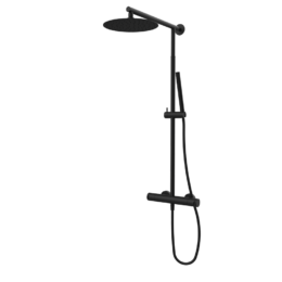 Zestaw natryskowy termostatyczny (kolumna teleskopowa) Czarny Epoxy Cool 90425902TLC