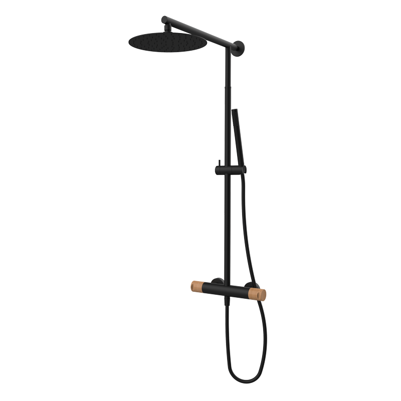 Zestaw natryskowy (kolumna teleskopowa) Czarny-Arce Cool 90499928TLC