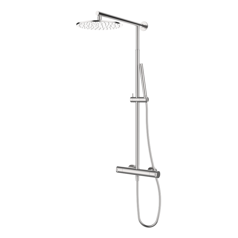 Zestaw natryskowy (kolumna teleskopowa) Stal EterNice PVD Cool 90499993TLC