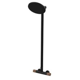 Zestaw natryskowy termostatyczny GYRO Czarny-Nogal (kolumna stała) - Cool - 90625929