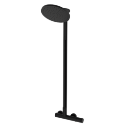 Zestaw natryskowy GYRO Czarny Epoxy (kolumna stała) - Cool - 90699902