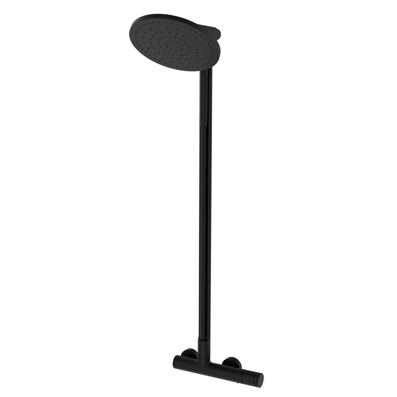 Zestaw natryskowy GYRO Czarny Epoxy (kolumna stała) - Cool - 90699902