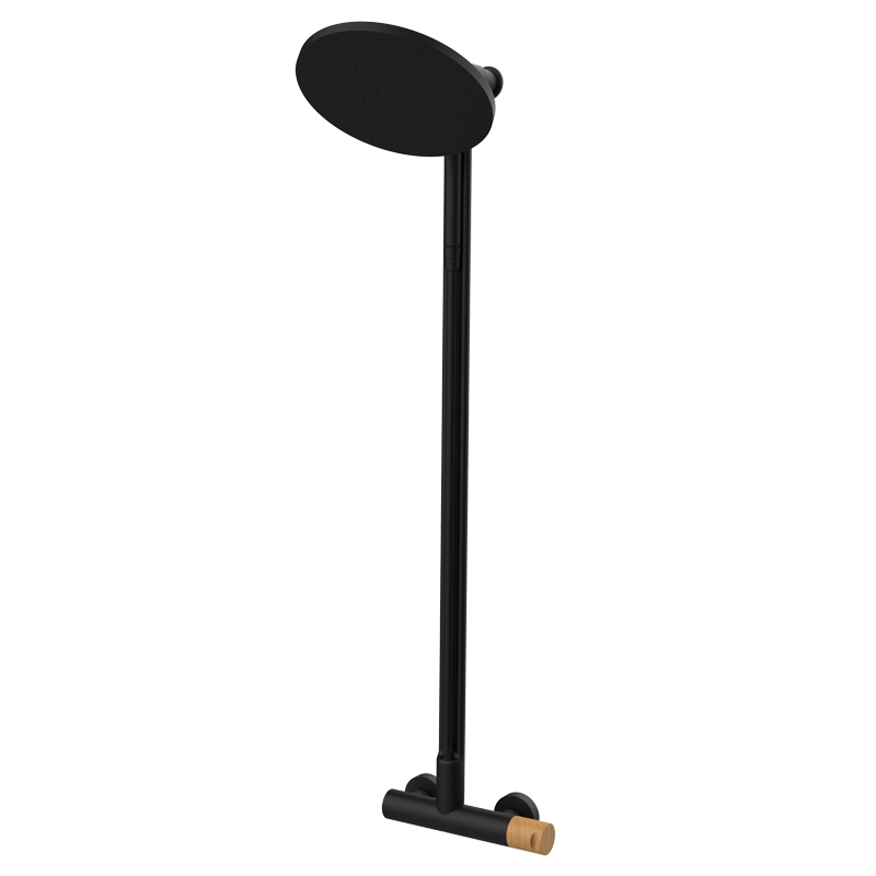 Zestaw natryskowy GYRO Czarny-Arce (kolumna stała) - Cool - 90699928