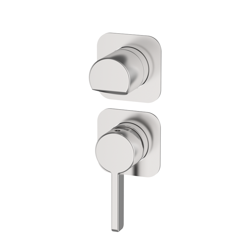 Bateria podtynkowa z przełącznikiem 2-drożna Stal EterNice PVD - AXIS - 74235693