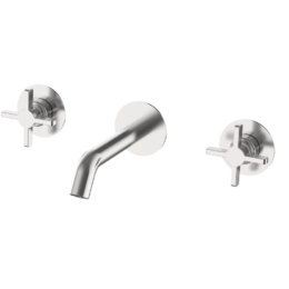 Bateria umywalkowa podtynkowa Stal EterNice PVD - AXIS - 74571293