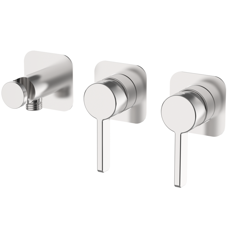 Bateria podtynkowa z przełącznikiem Stal EterNice PVD - AXIS - 74735793