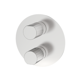 Bateria podtynkowa termostatyczna 3-drożna Stal EterNice PVD - AURA - 75130793