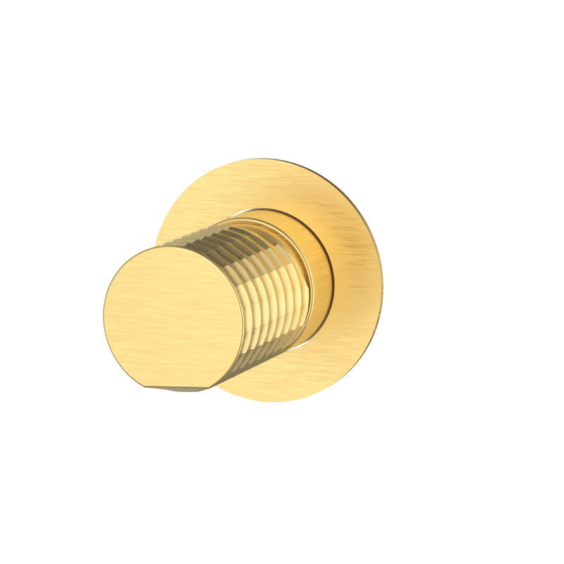 Bateria podtynkowa 1-drożna Złoto Szczotkowane EterNice PVD - AURA - 75115788