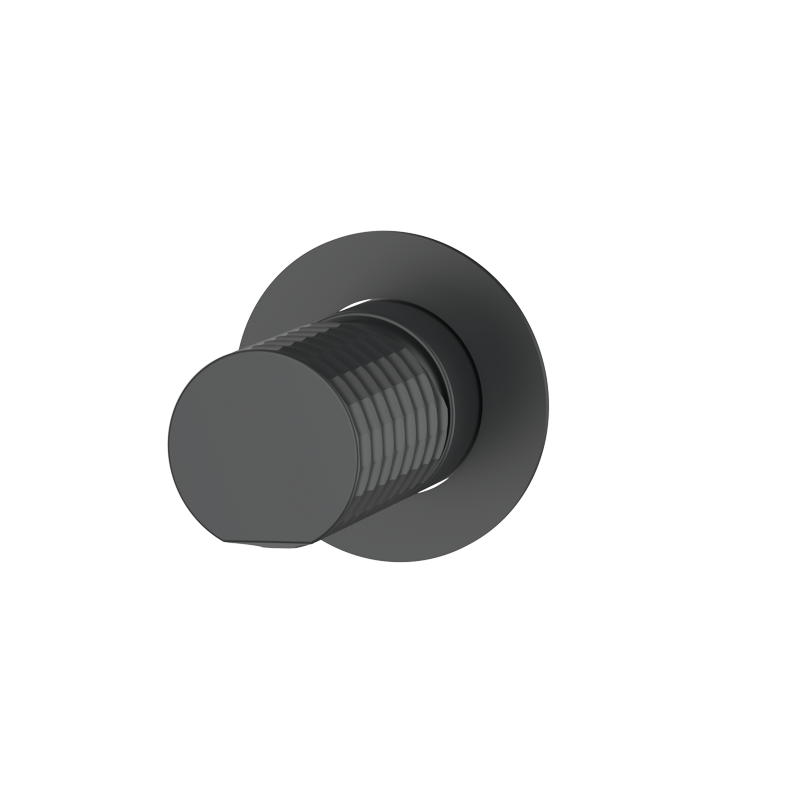 Bateria podtynkowa 1-drożna Metal Czarny EterNice PVD - AURA - 75115792