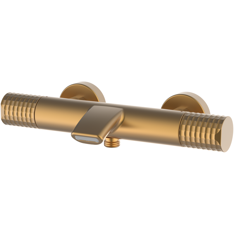 Bateria termostatyczna wannowo-natryskowa Miedź EterNice PVD - Aura - 75307755