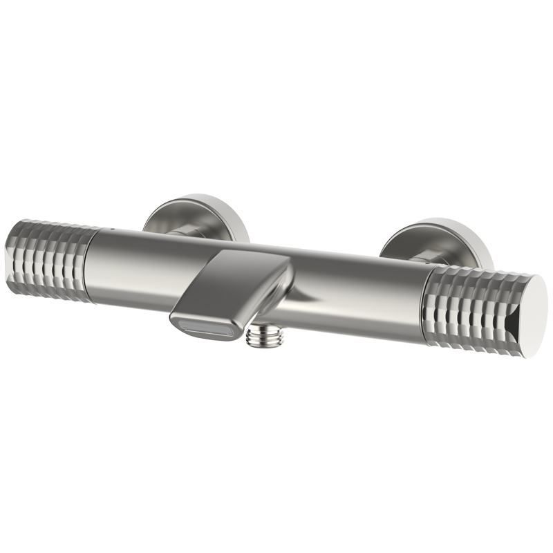 Bateria termostatyczna wannowo-natryskowa Stal EterNice PVD - Aura - 75307793