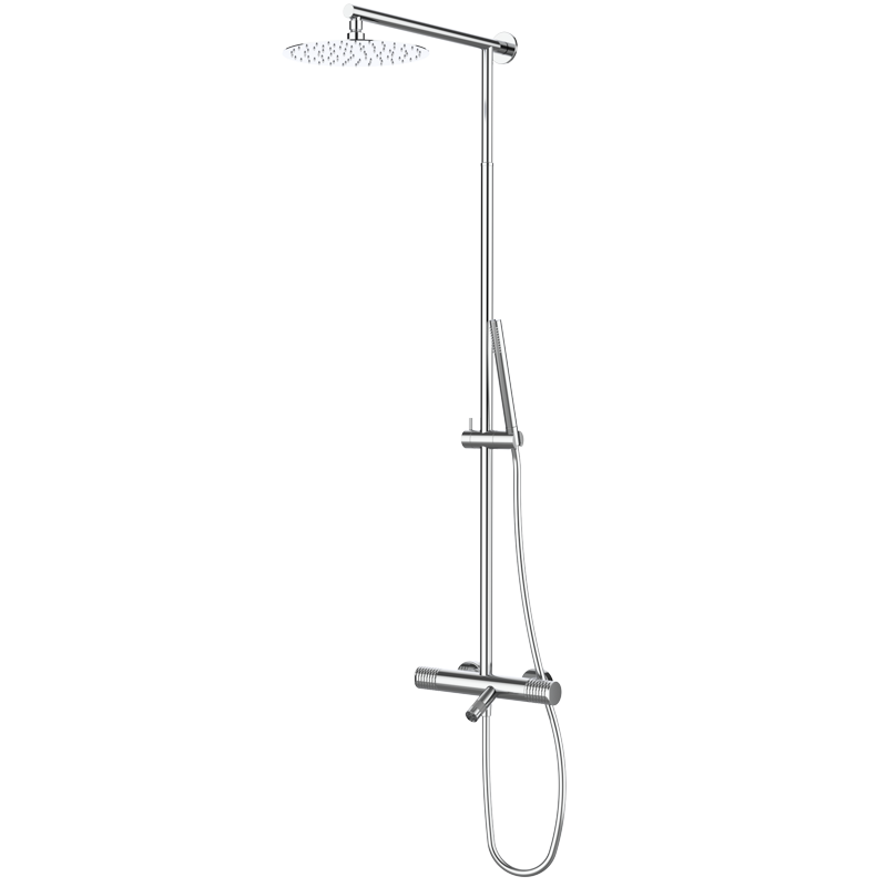 Zestaw natryskowo-natryskowy Chrom - AURA - 75450750 TLC