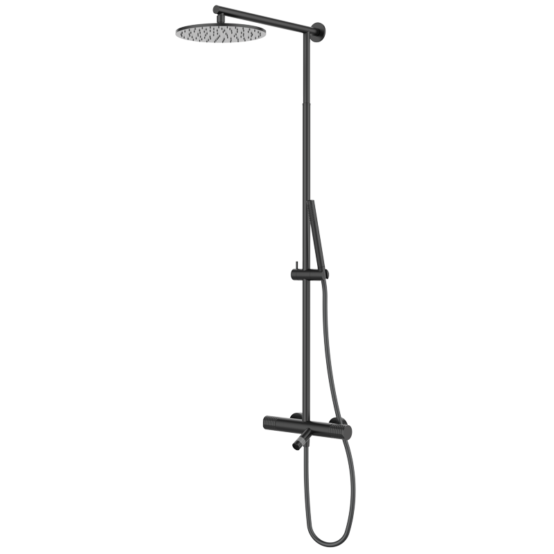 Zestaw natryskowo-natryskowy Metal Czarny EterNice PVD - AURA - 75450792 TLC