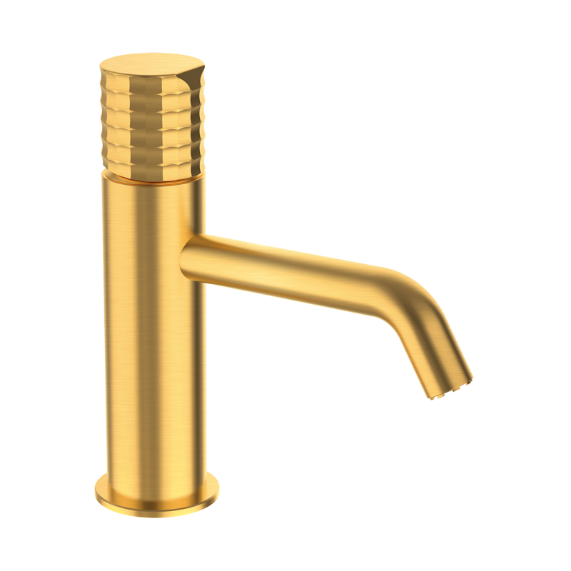 Bateria umywalkowa Złoto Szczotkowanie EterNice - Aura - 75510788