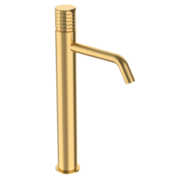 Bateria umywalkowa XXL (230mm) Złoto Szczotkowane EterNice PVD - Aura - 75511788