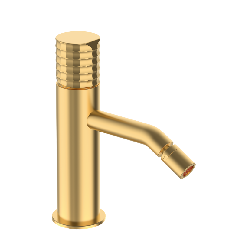 Bateria bidetowa Złoto Szczotkowane EterNice PVD - Aura - 75710788